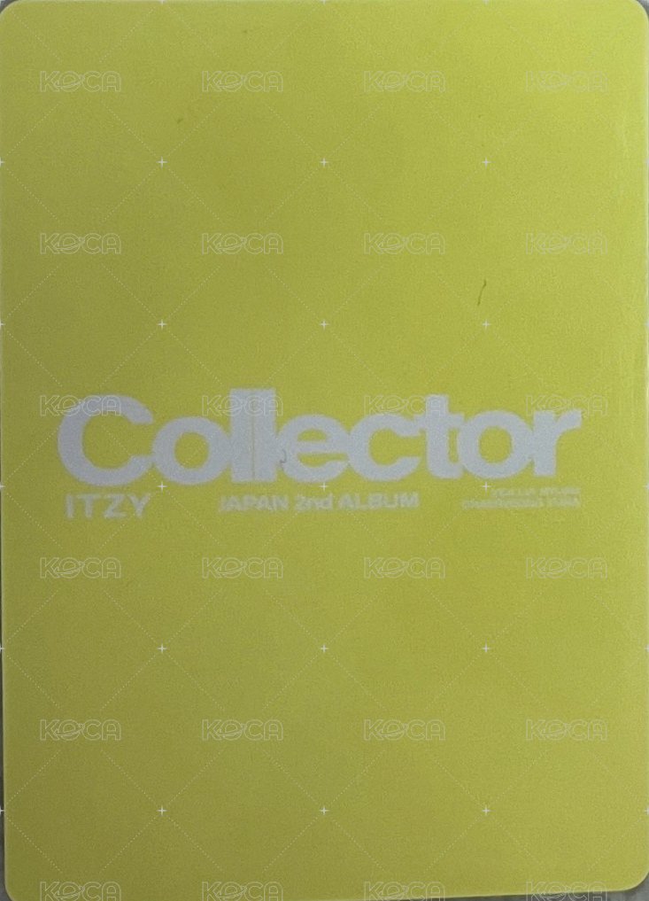 Collector JYP JAPAN 4th fm DAY3 線下 幸運卡  背面