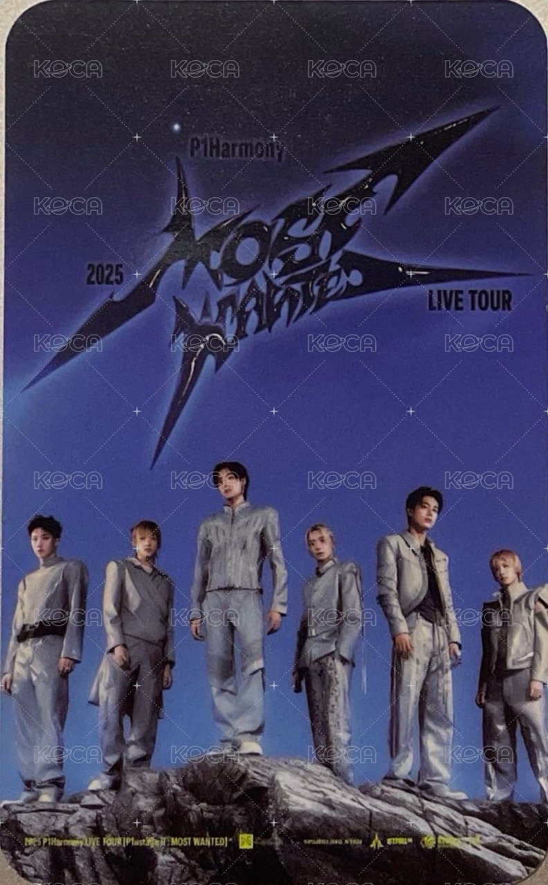 P1ustage H : MOST WANTED 高雄場入場卡 入場卡 / 場限卡  背面