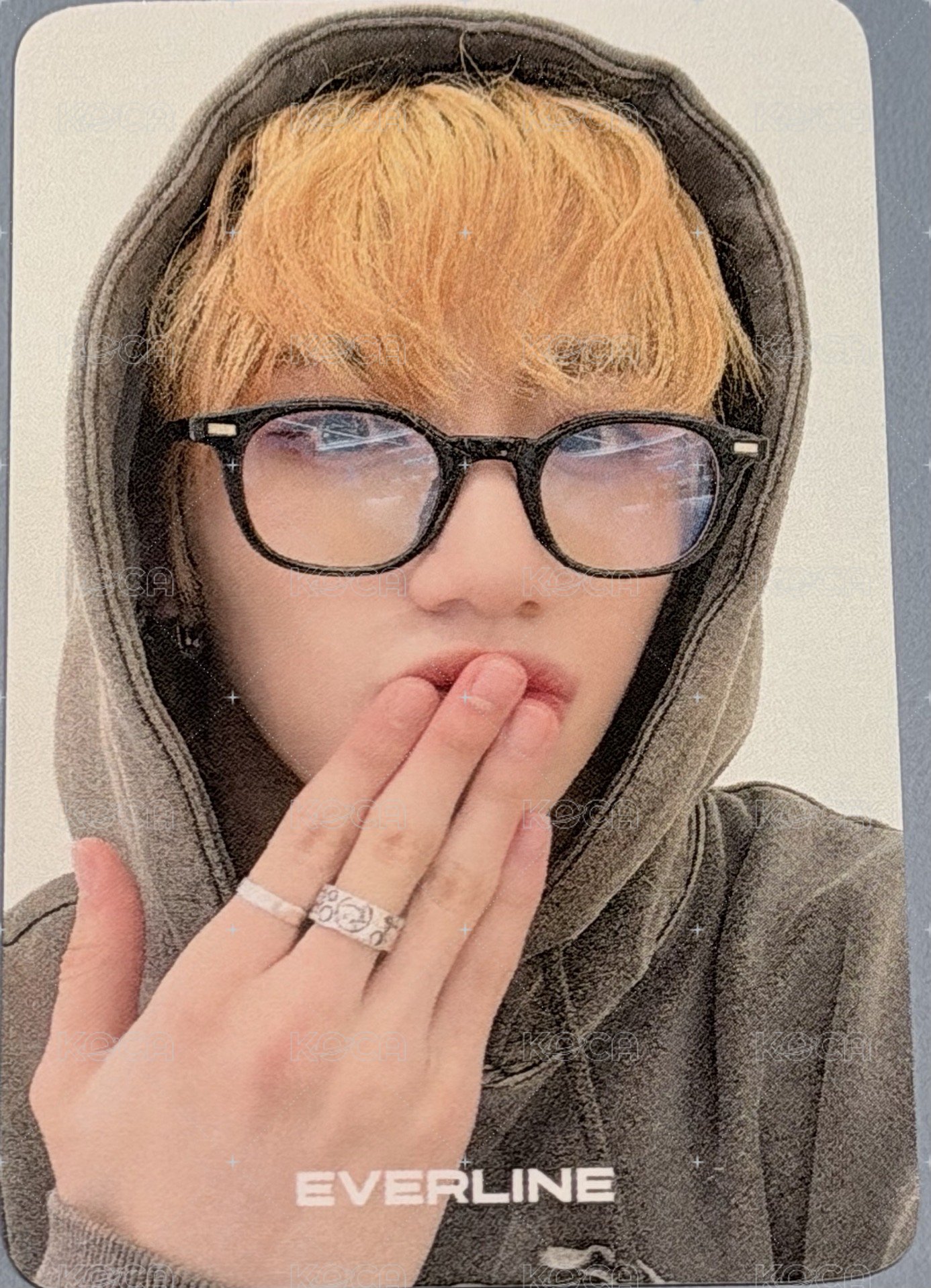 迷你七 el 簽售卡  背面