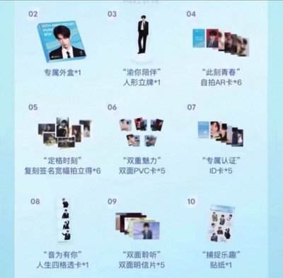 〔全新未拆膜〕QQ音樂青春大使梓渝 20週年紀念限定禮盒 