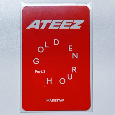 💜鍾浩 特典卡 大臉