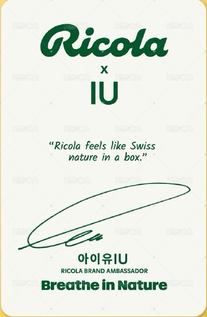 利口樂   大陸 1.0 ver. B 代言卡  背面