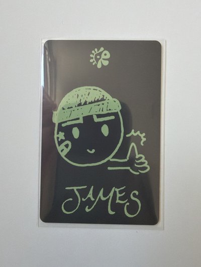 James年曆手繪卡