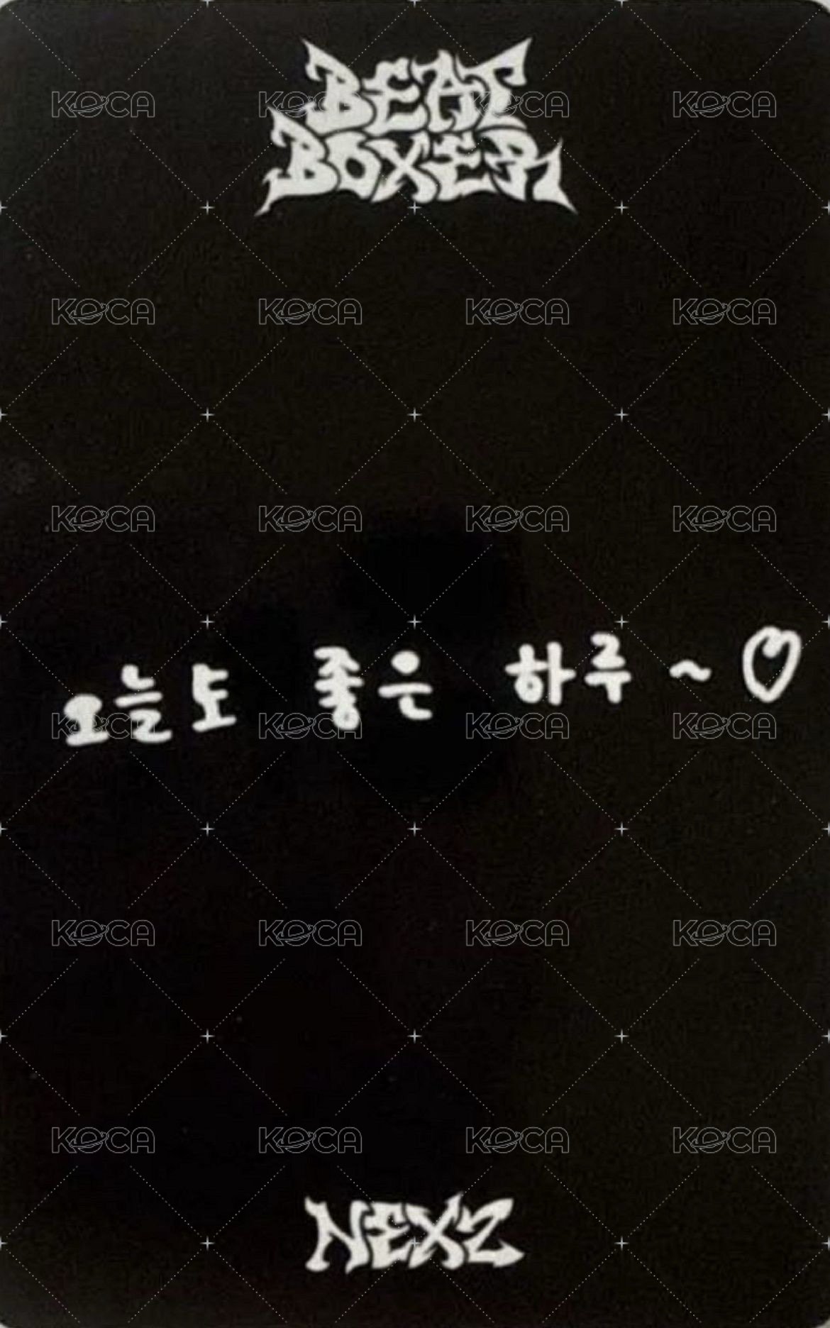 迷三 人氣歌謠 打歌卡  背面