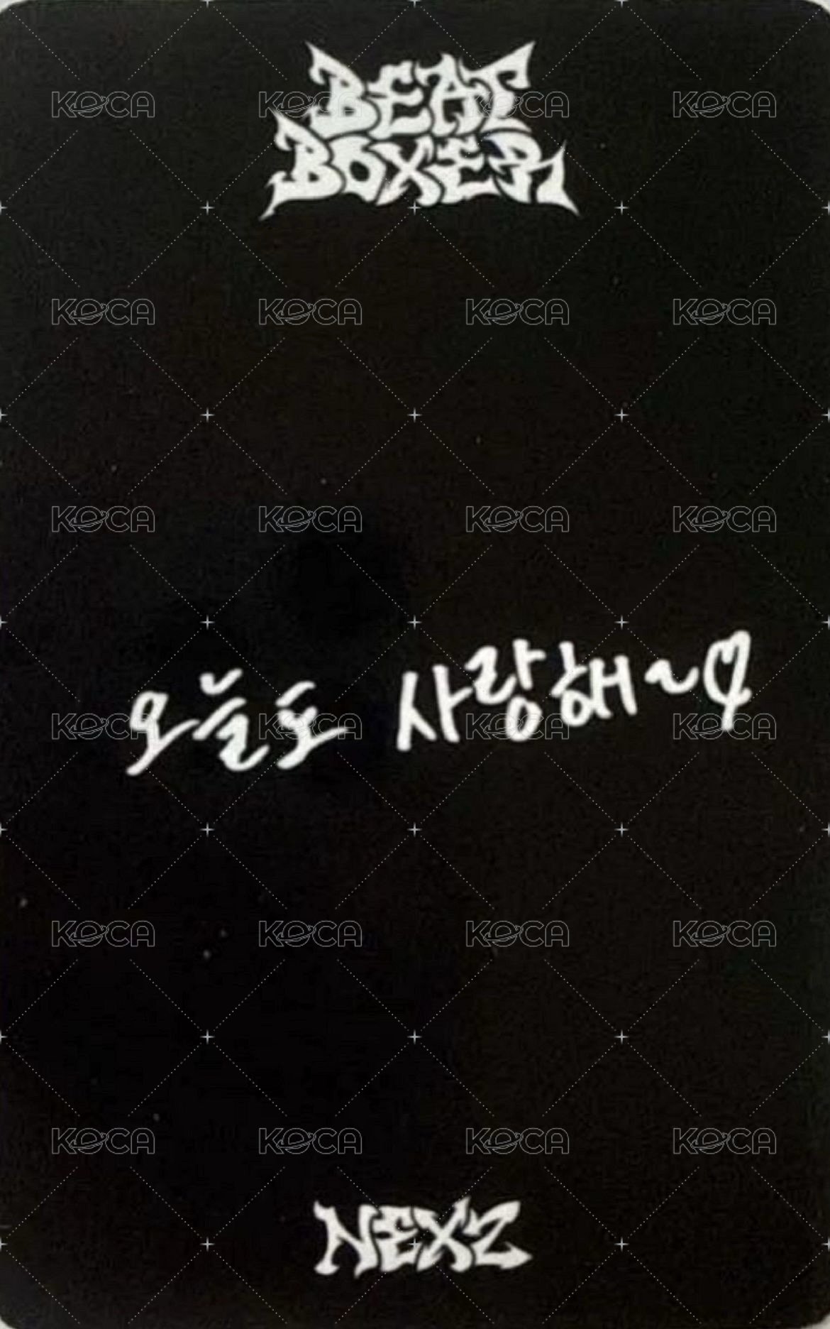 迷三 音樂中心 打歌卡  背面