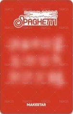 SPAGHETTI ms 台北 簽售卡  背面