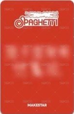 SPAGHETTI ms 台北 簽售卡  背面