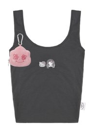 HELLO KITTY X JISOO 手提包 黑色