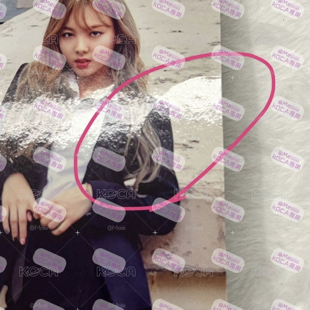 TWICE 17飯迷 娜璉小卡3張