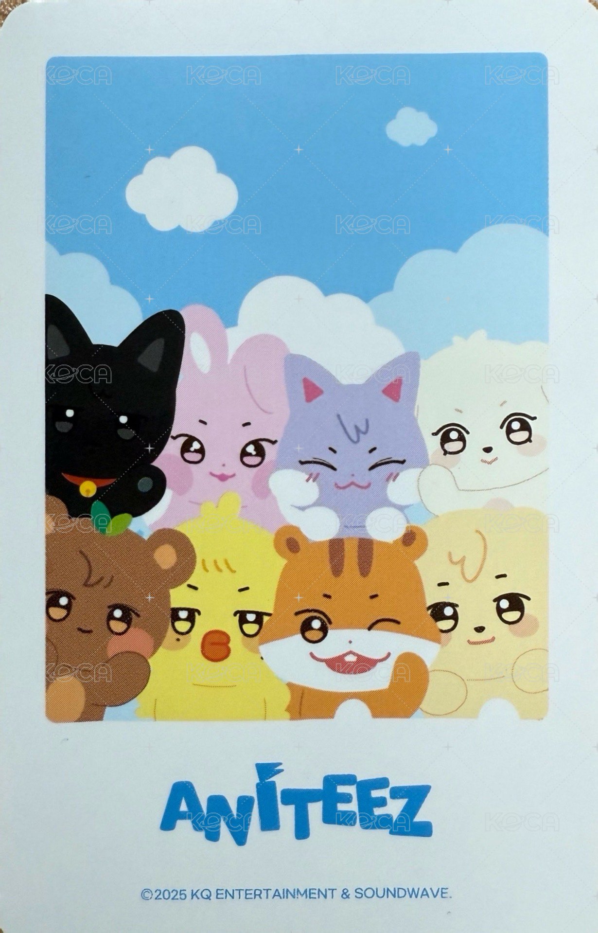 ANITEEZ IN THE CALLING 周邊卡 REEL PASS CASE 背面