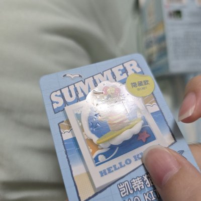 夏日黑皮系列衝浪磁鐵 隱藏款 Hello Kitty