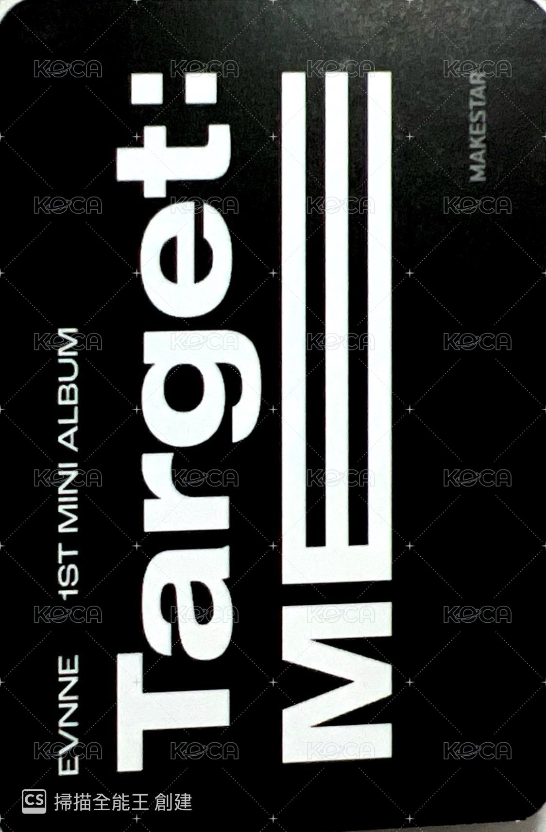 Target: ME ms 特典卡 便利貼 背面