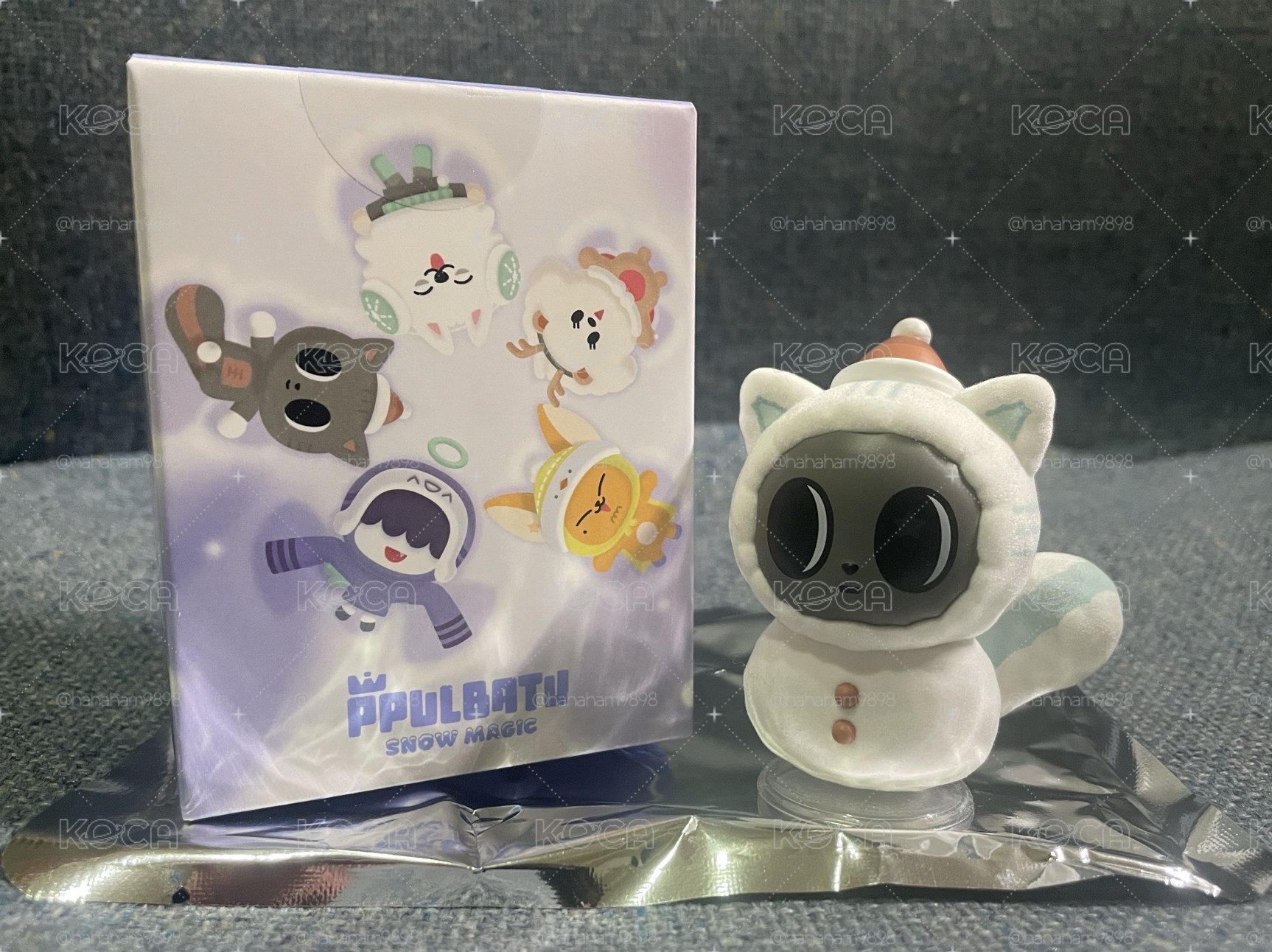 松喵雪人公仔