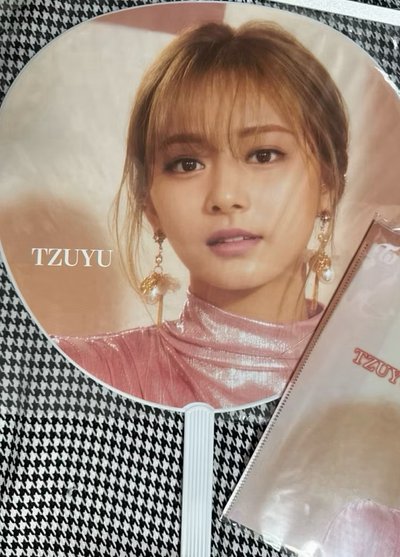 （扇子+資料夾）twice 絕版 子瑜 日本 日巡 &TWICE 大扇 扇子 演唱會 世巡 快閃店 應援扇 手扇