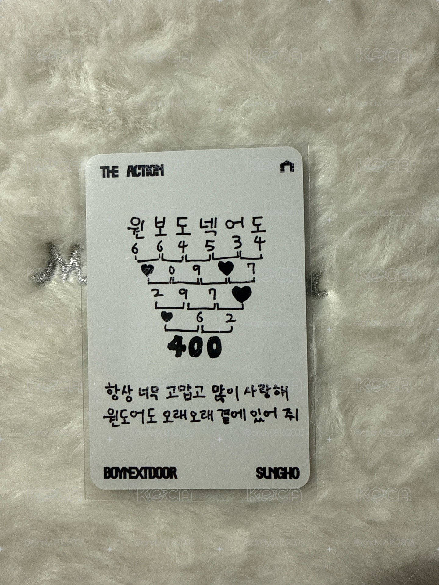 The Action 專卡 Sungho