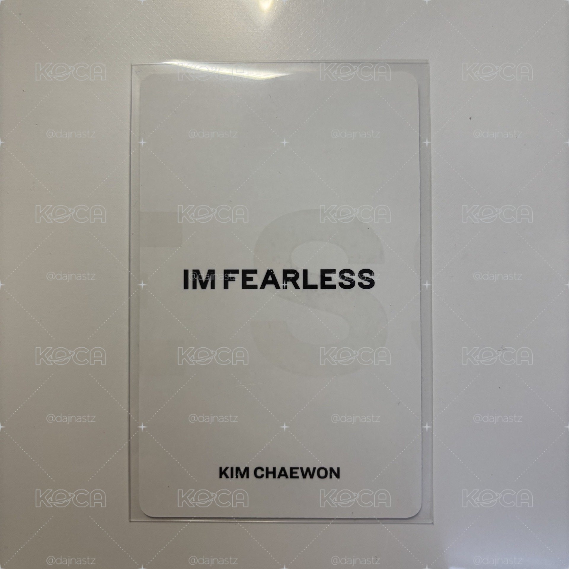 ［FEARLESS］專輯卡 采源