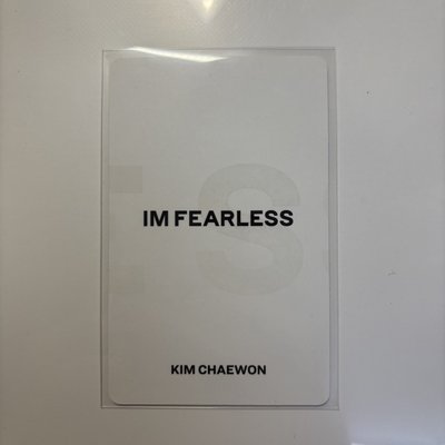 ［FEARLESS］專輯卡 采源