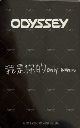 ODYSSEY kms pb版 幸運卡  背面