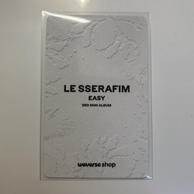 ［EASY］wvs 1.0 簽售卡 一葉