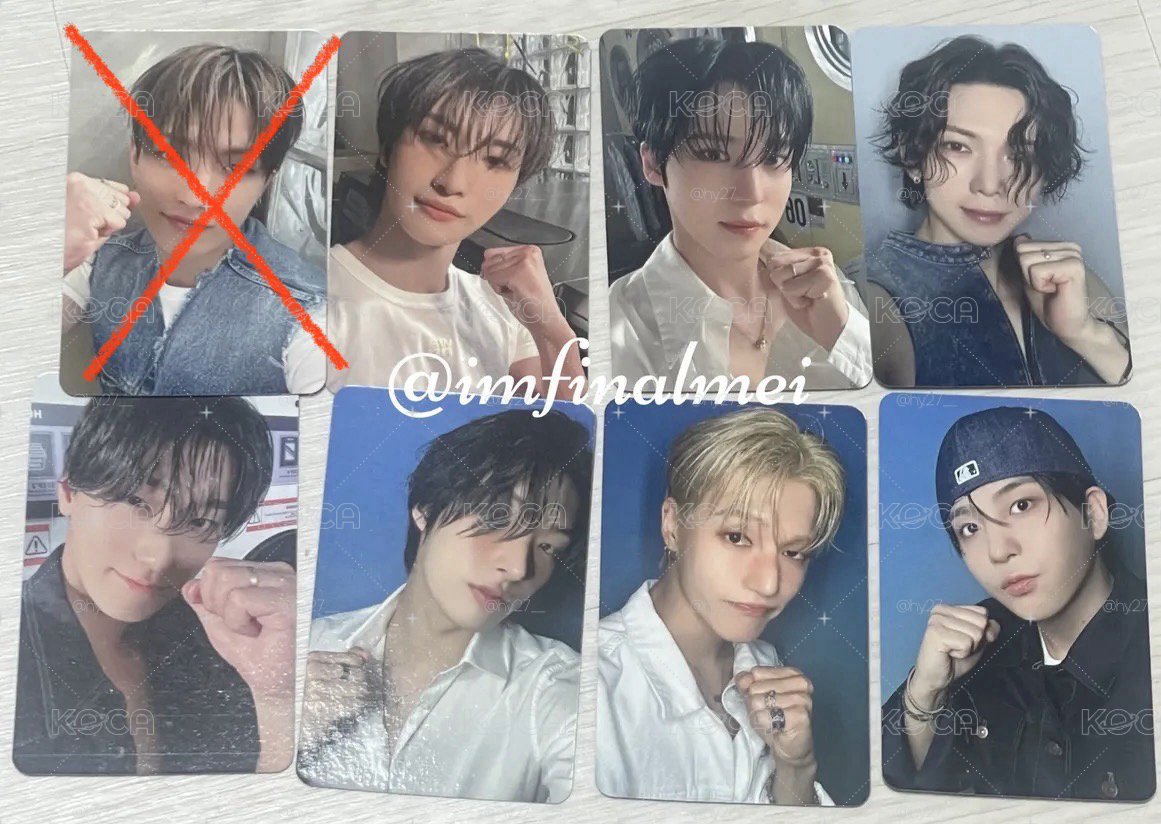 ⚐ 𓊝 ⋆˚ATEEZ｜GH3簽售卡 加油ver.（缺中）