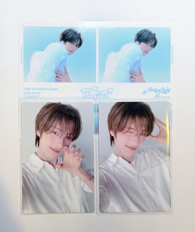 TWS PLAY HARD 單封 雙專卡+明信片 湊套