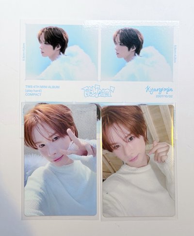 TWS PLAY HARD 單封 雙專卡+明信片 湊套