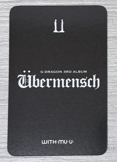 GD wm預售 特典 權志龍