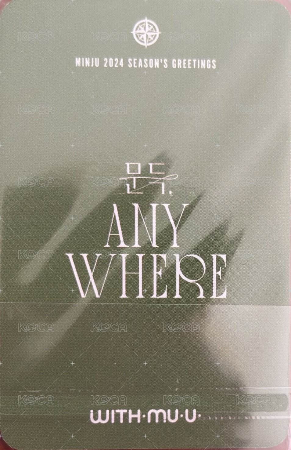 24 年曆 wm 特典卡  背面