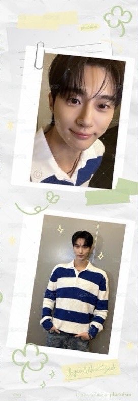 PHOTOISM X BWS 人生四格卡  背面