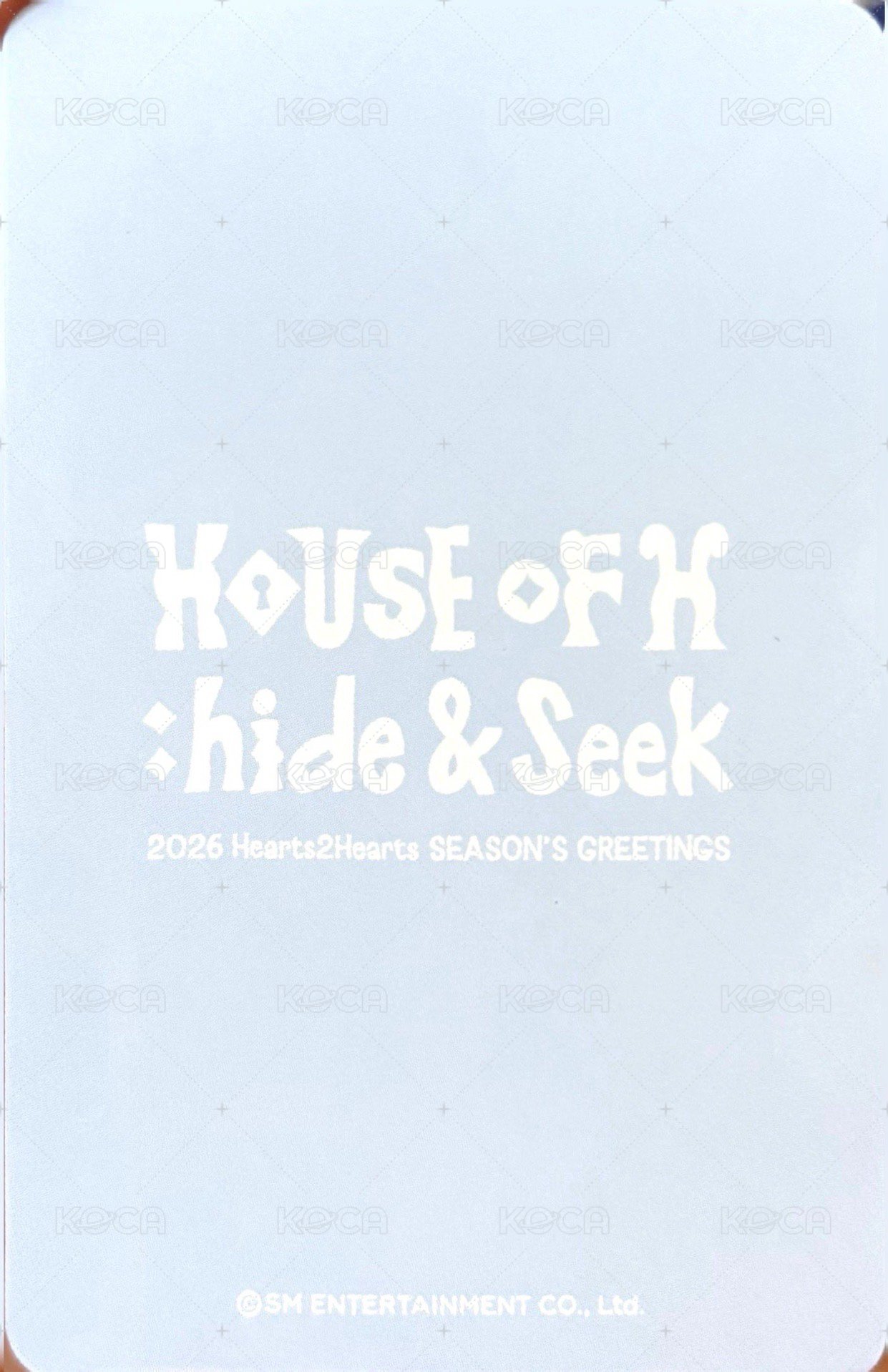 年曆2026 k4 特典卡  背面