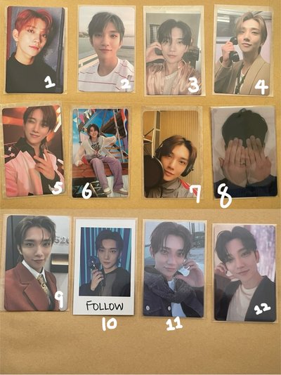 seventeen 哲秀專卡 卡包卡 變化卡 拍立得