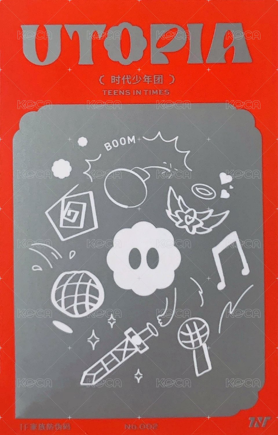 二專 專輯卡 團卡 背面