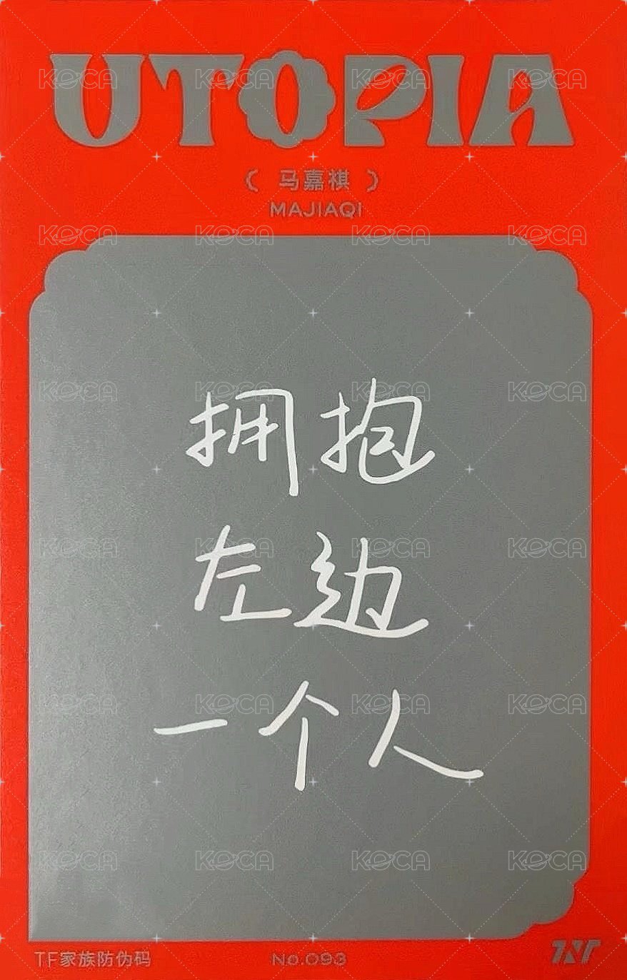 二專 團封 A版 專輯卡  背面