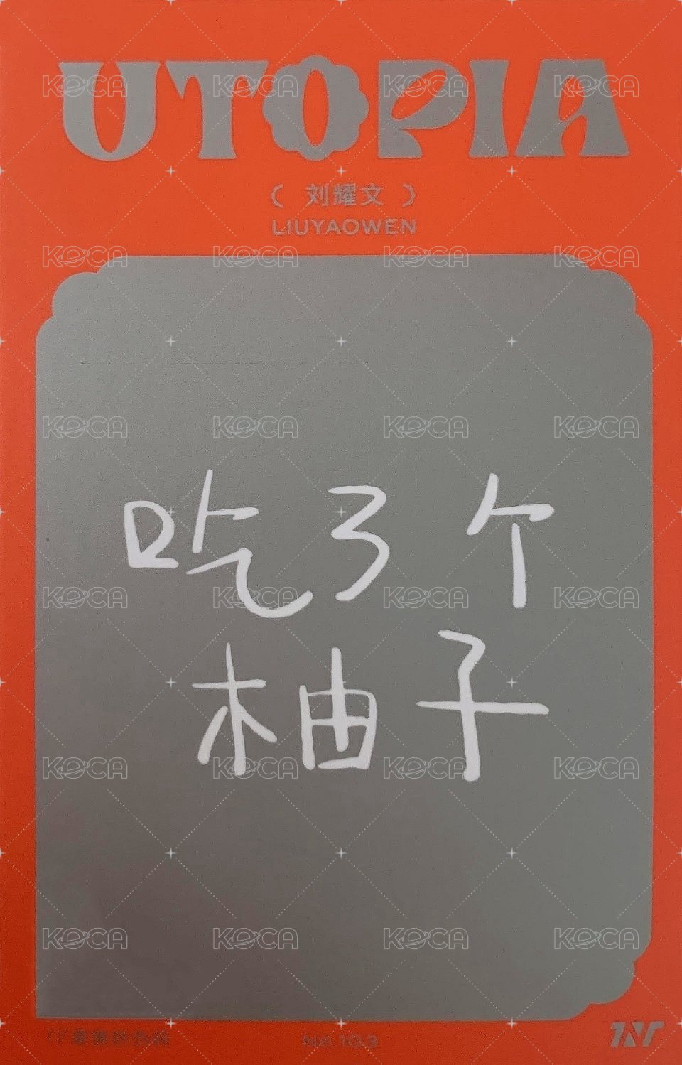 二專 團封 B版 專輯卡  背面