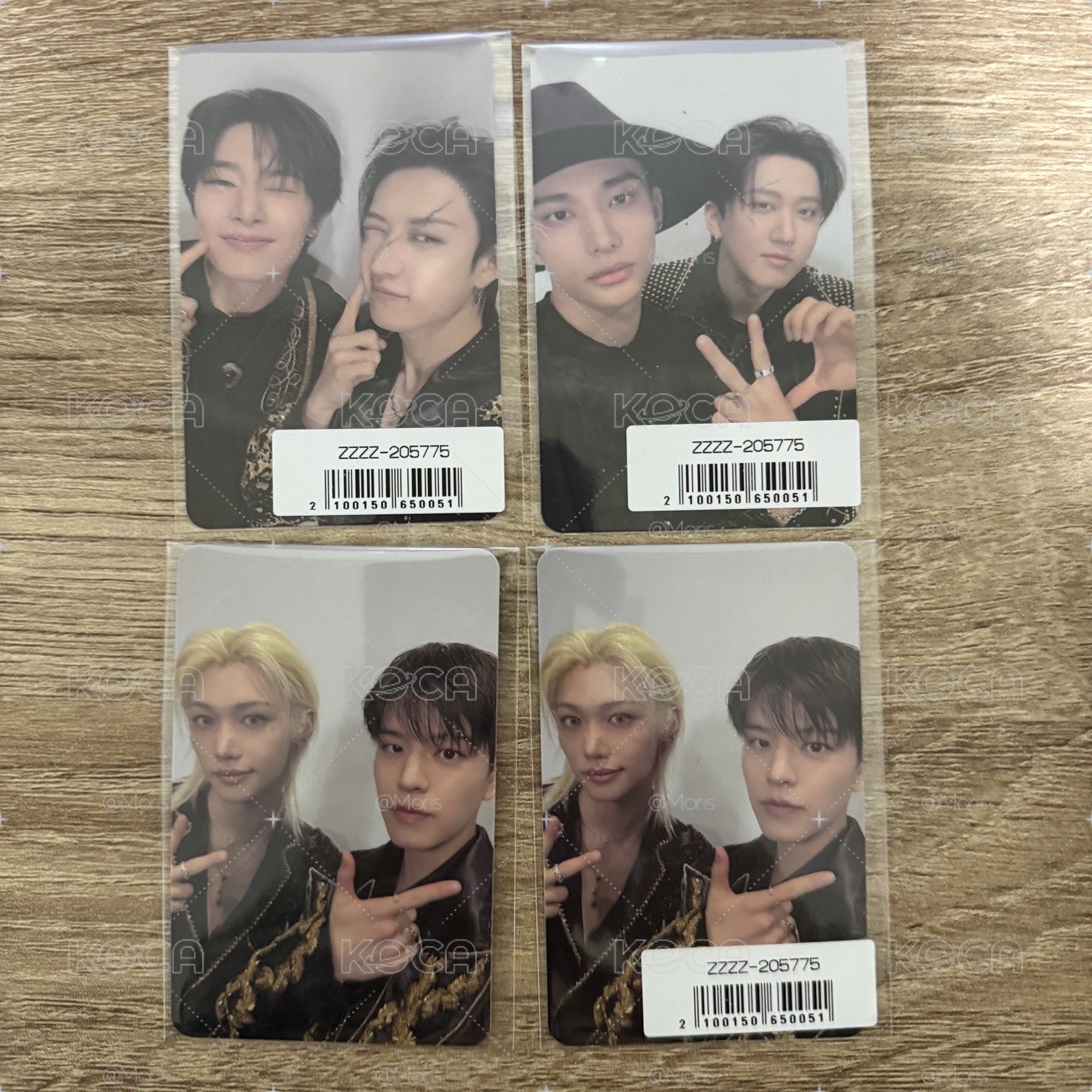 Stray kids 日本 Force 年曆 FC特典卡 雙人卡 小卡