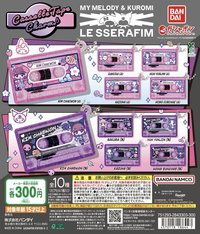 BANDAI [MY MELODY & KUROMI] 扭蛋 卡帶造型吊飾