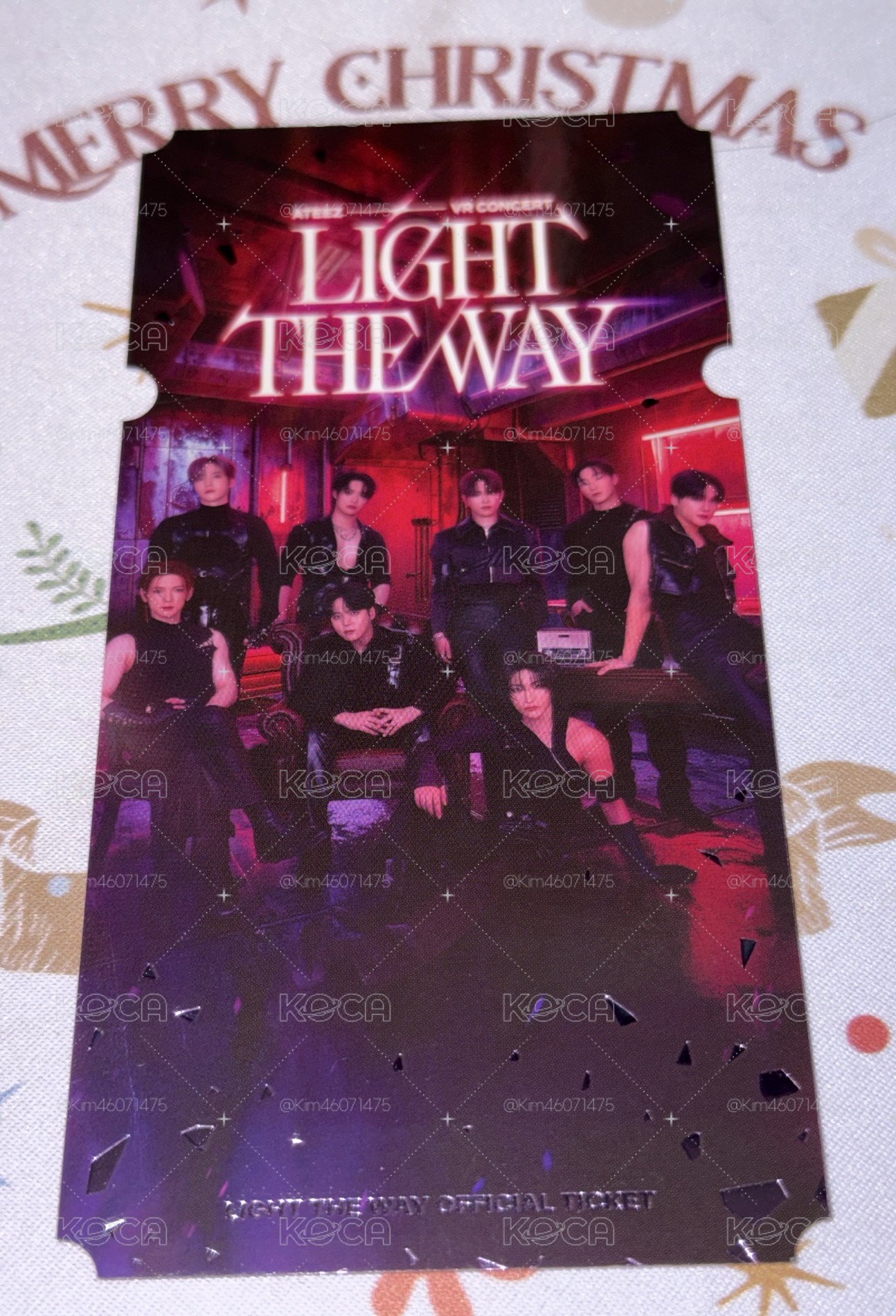 ATEEZ電影票根 電影立牌 演唱會小物🏴‍☠️
