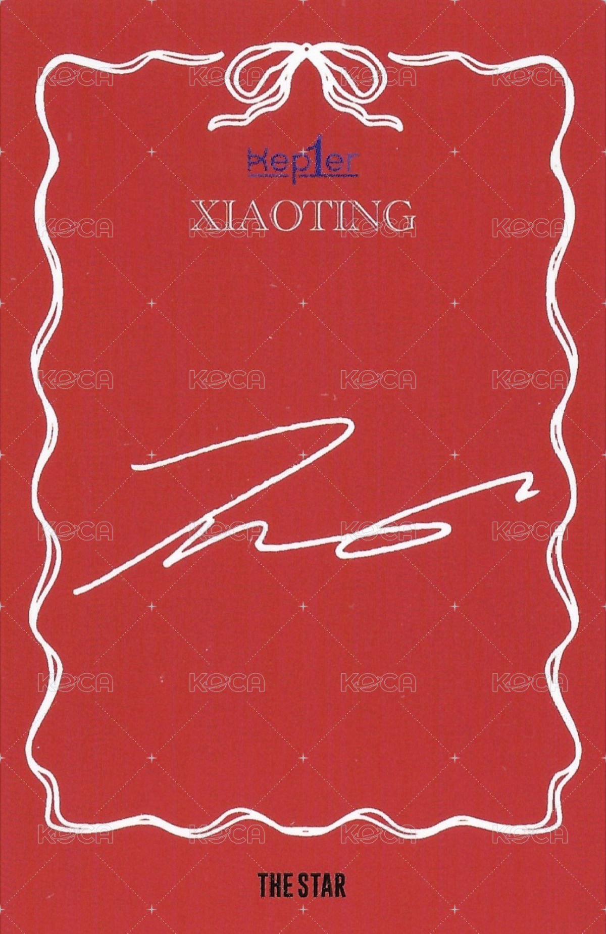 The Star 5.0 雜誌卡  背面