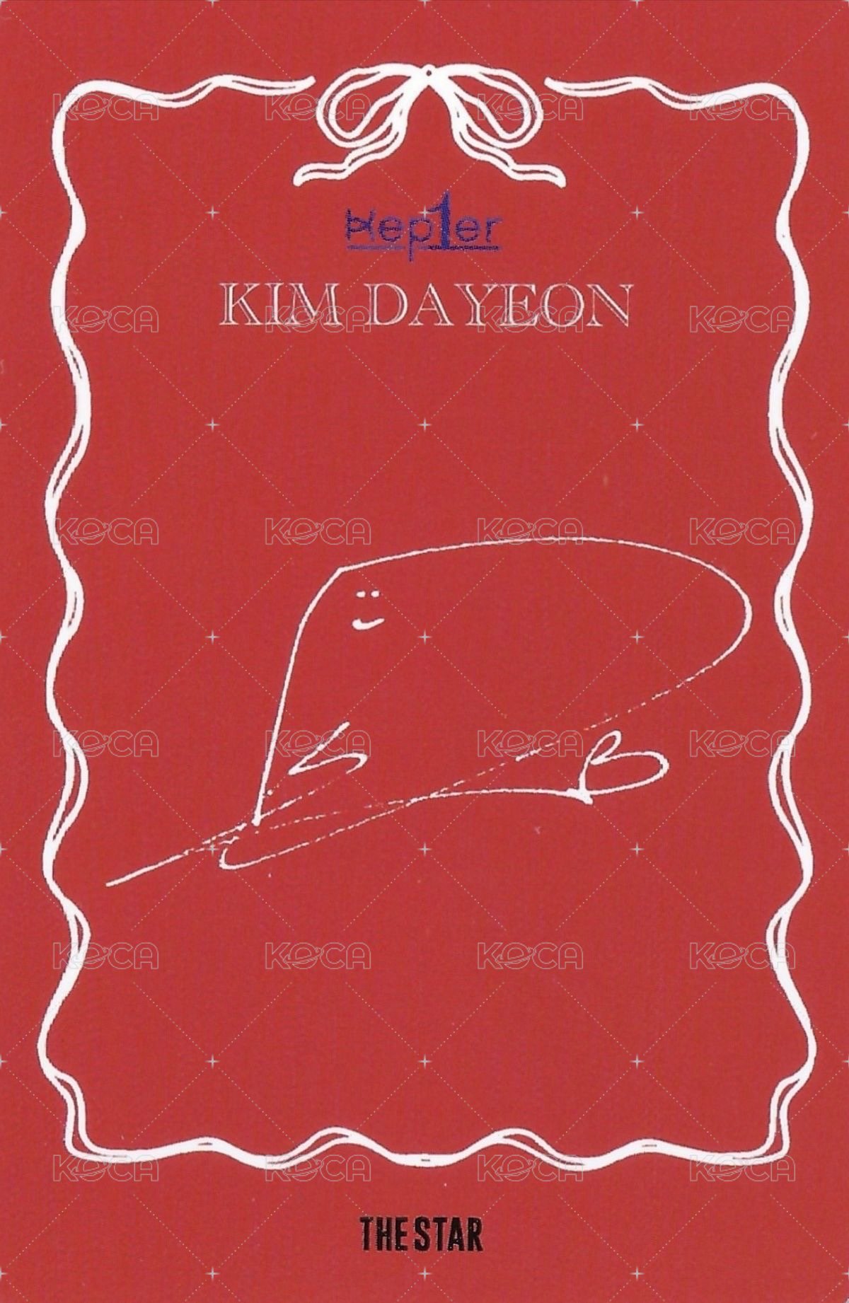 The Star 5.0 雜誌卡  背面