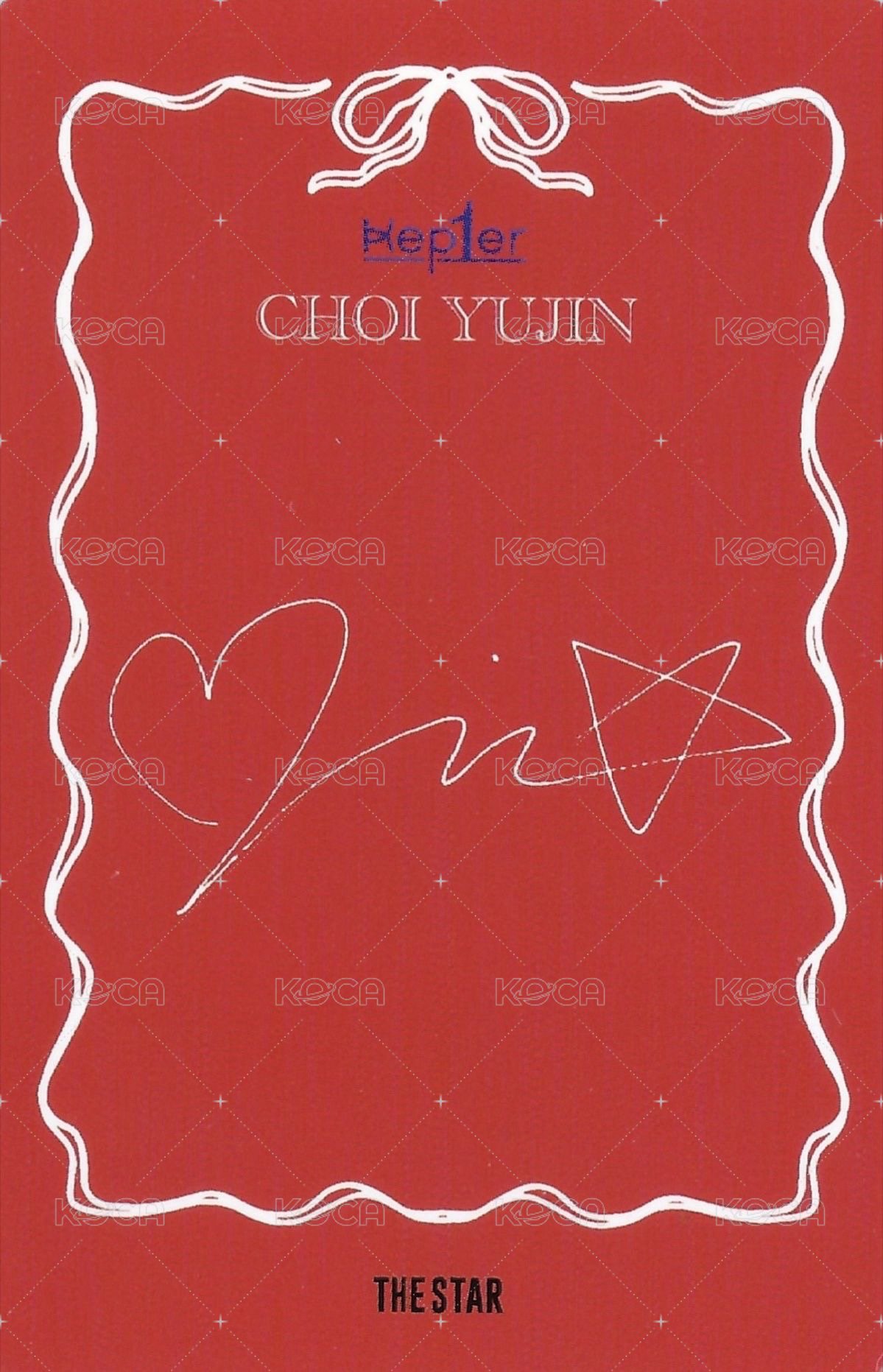 The Star 5.0 雜誌卡  背面
