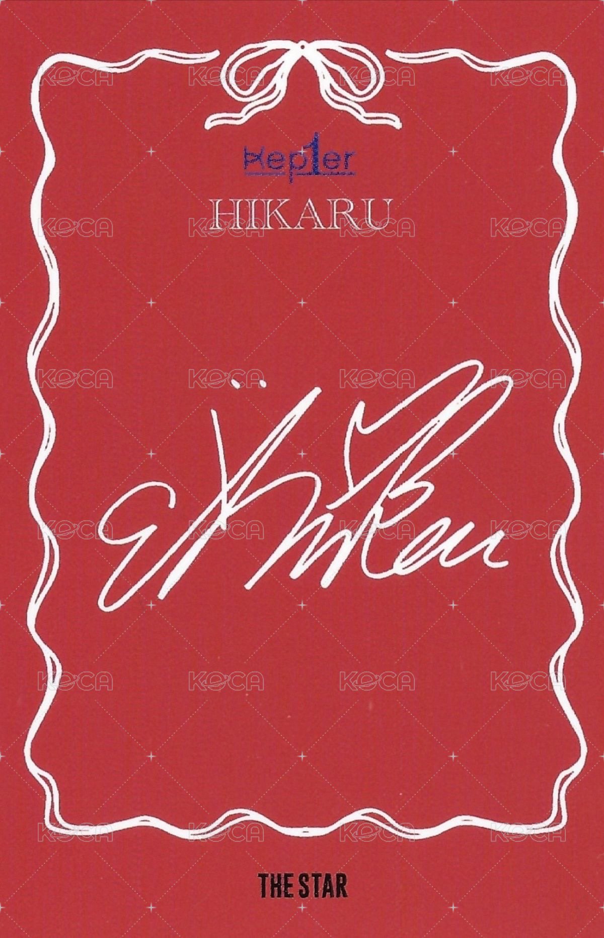 The Star 5.0 雜誌卡  背面