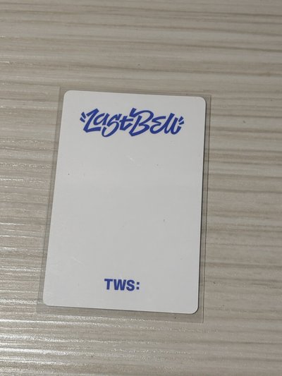 Tws 申惟 單曲  小卡（需多帶一張3 4 5 6 的卡 1：1）