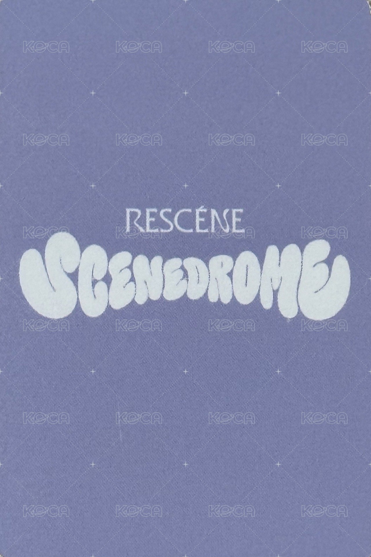 SCENEDROME 打歌卡  背面
