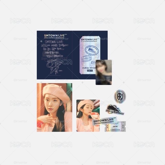 Red Velvet IRENE 2022 SMCU AR 票卡組 