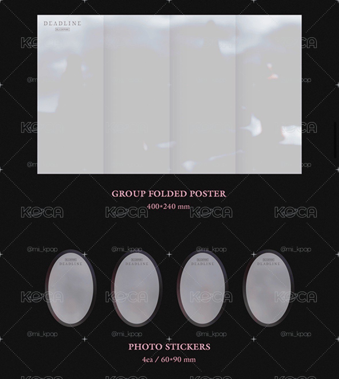 Blackpink雙版合購：迷你3輯PB/Black+Pink版+Weverse特典組 (預購）
