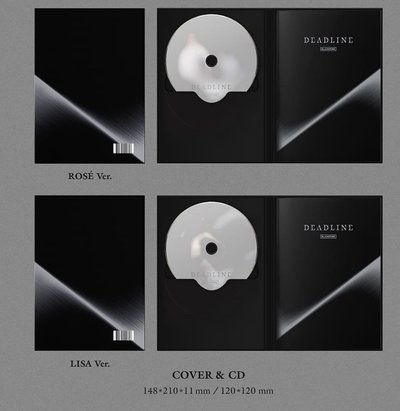 Blackpink迷你3輯「Deadline 」4人單封組+Weverse特典組 (預購）