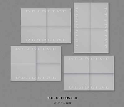 Blackpink迷你3輯「Deadline 」4人單封組+Weverse特典組 (預購）