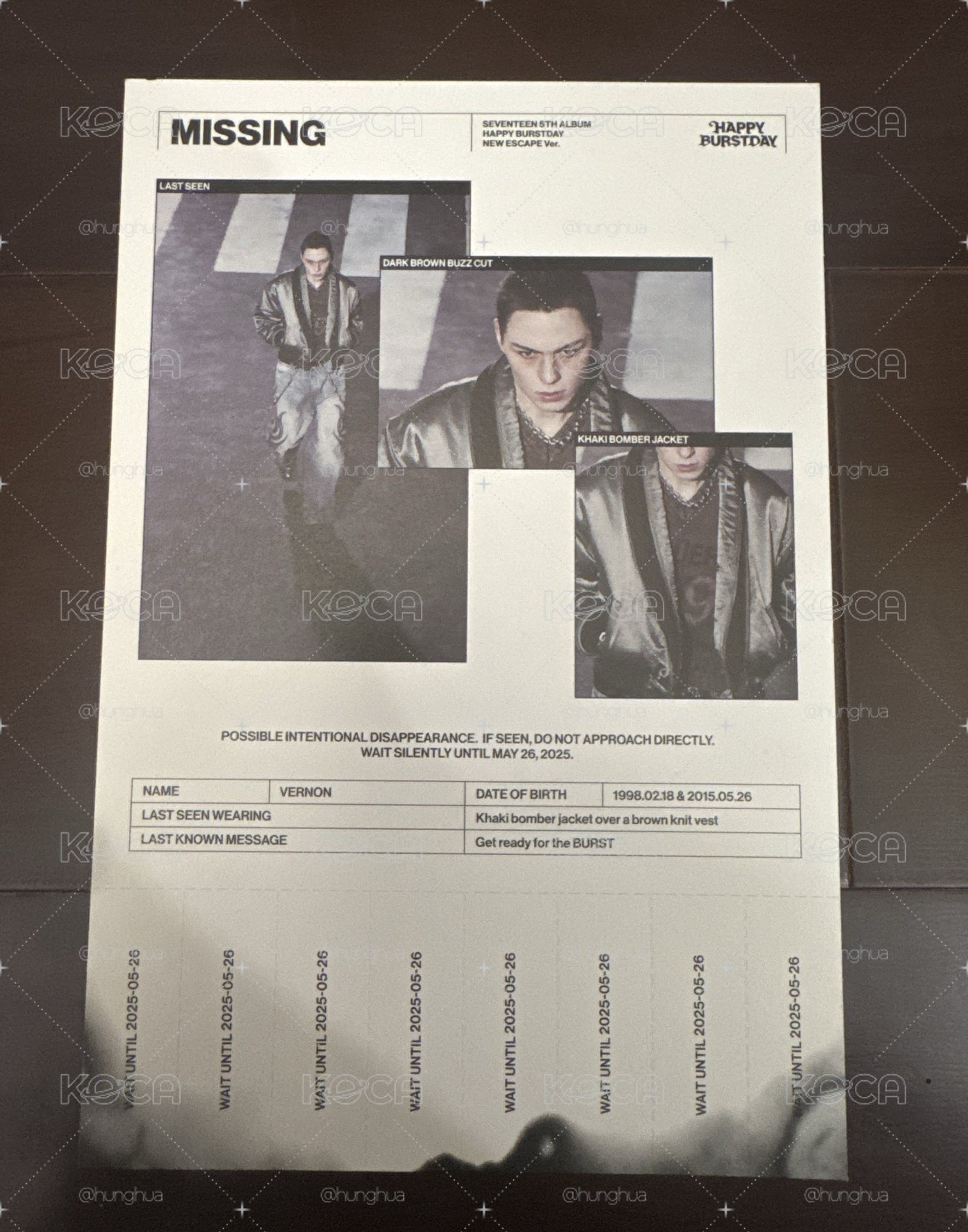 正規五 HAPPY BIRTHDAY Verno海報