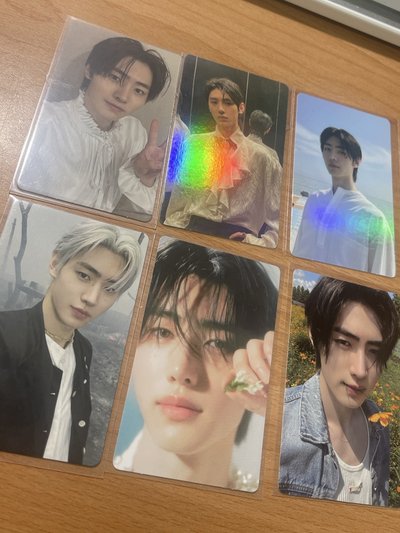 朴成訓專卡/咬花/閃光日專/特典卡