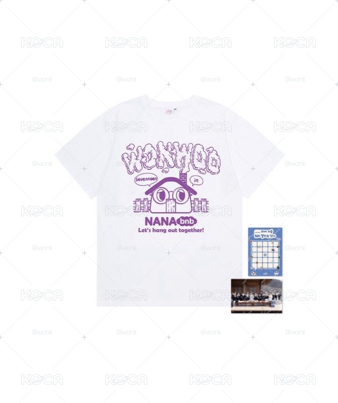 SEVENTEEN 圓佑 Nana BNB T-shirt M號 全新未拆